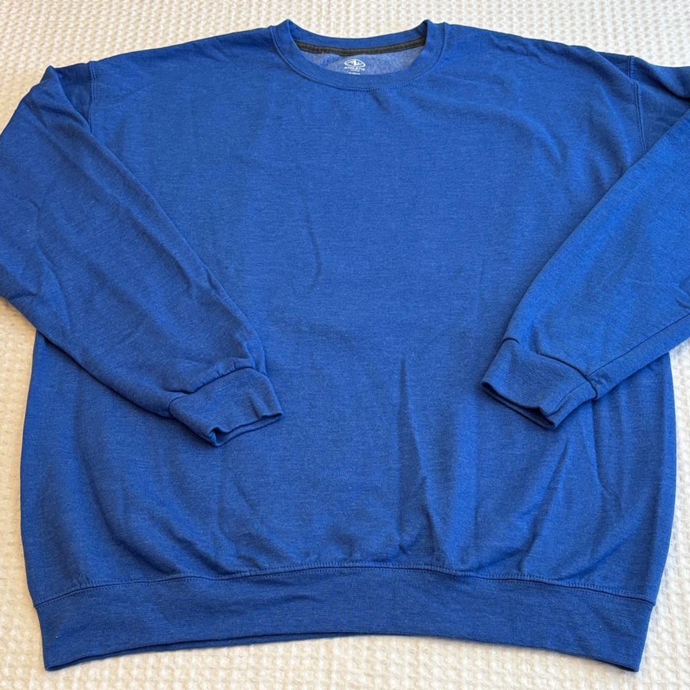 Athletic Works Men's Crewneck Sweatshirt - Royal Blue